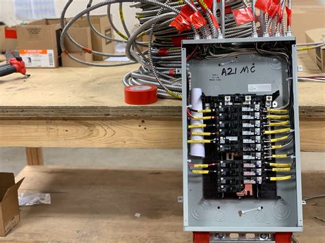 junction box for electrical panel|electrical panel with 12 breakers.